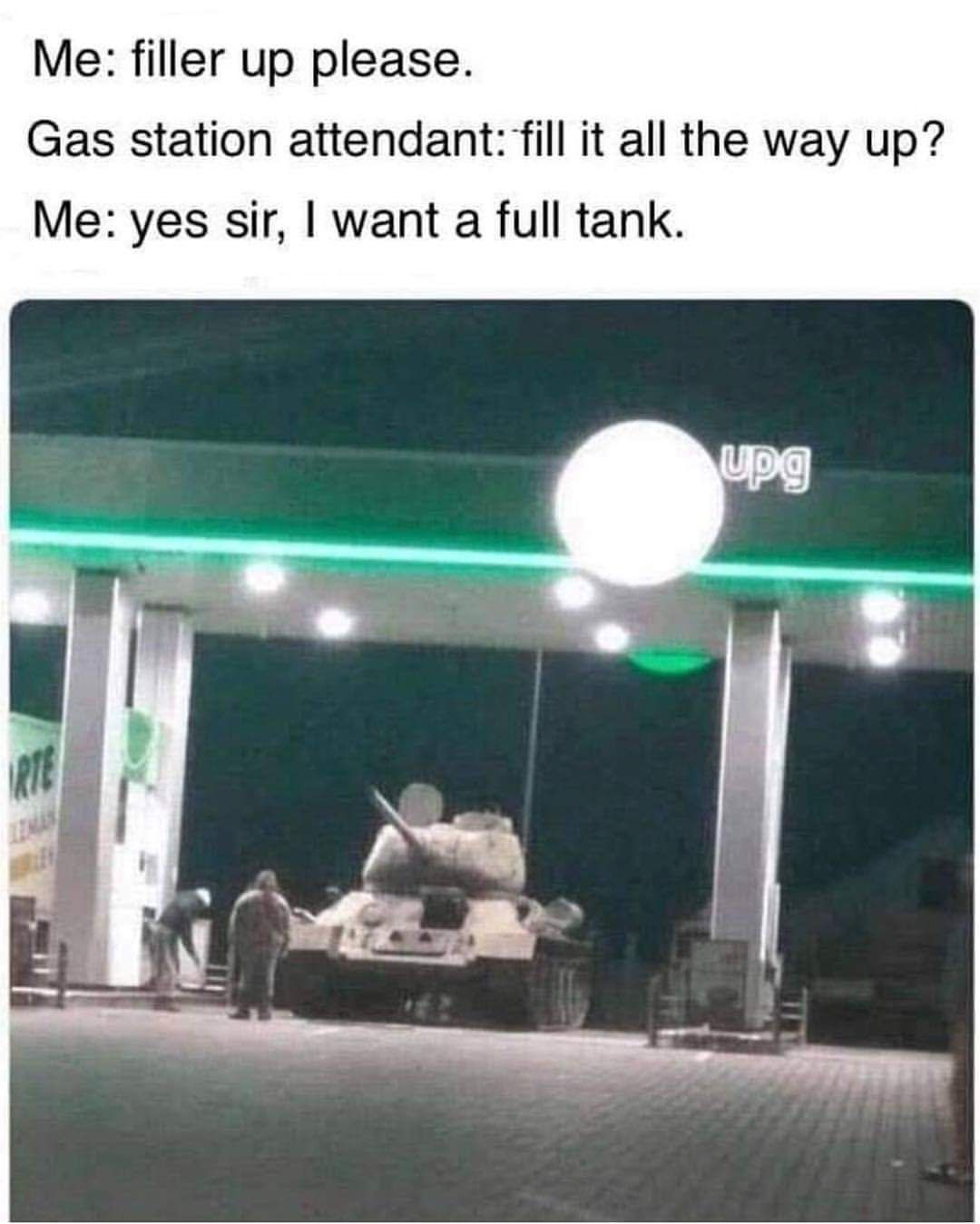 Full tank