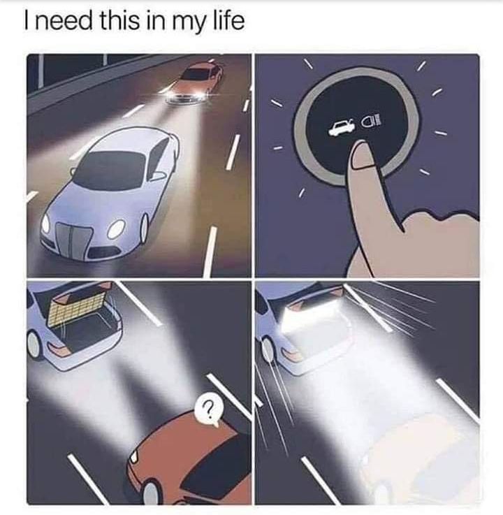 For people who drive at night