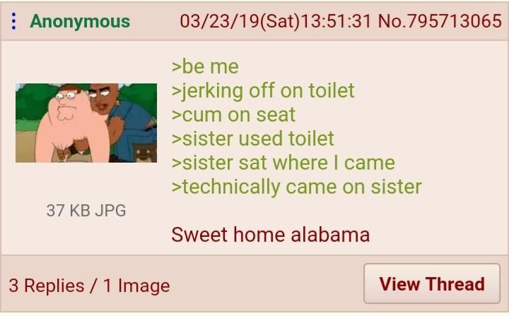Anon on the toilet