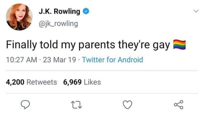 J.K. Rowling at it again