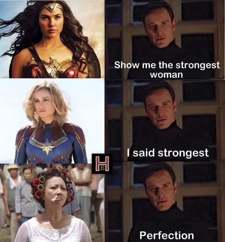 She really is the strongest.