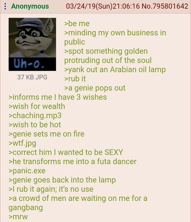 Anon and the genie