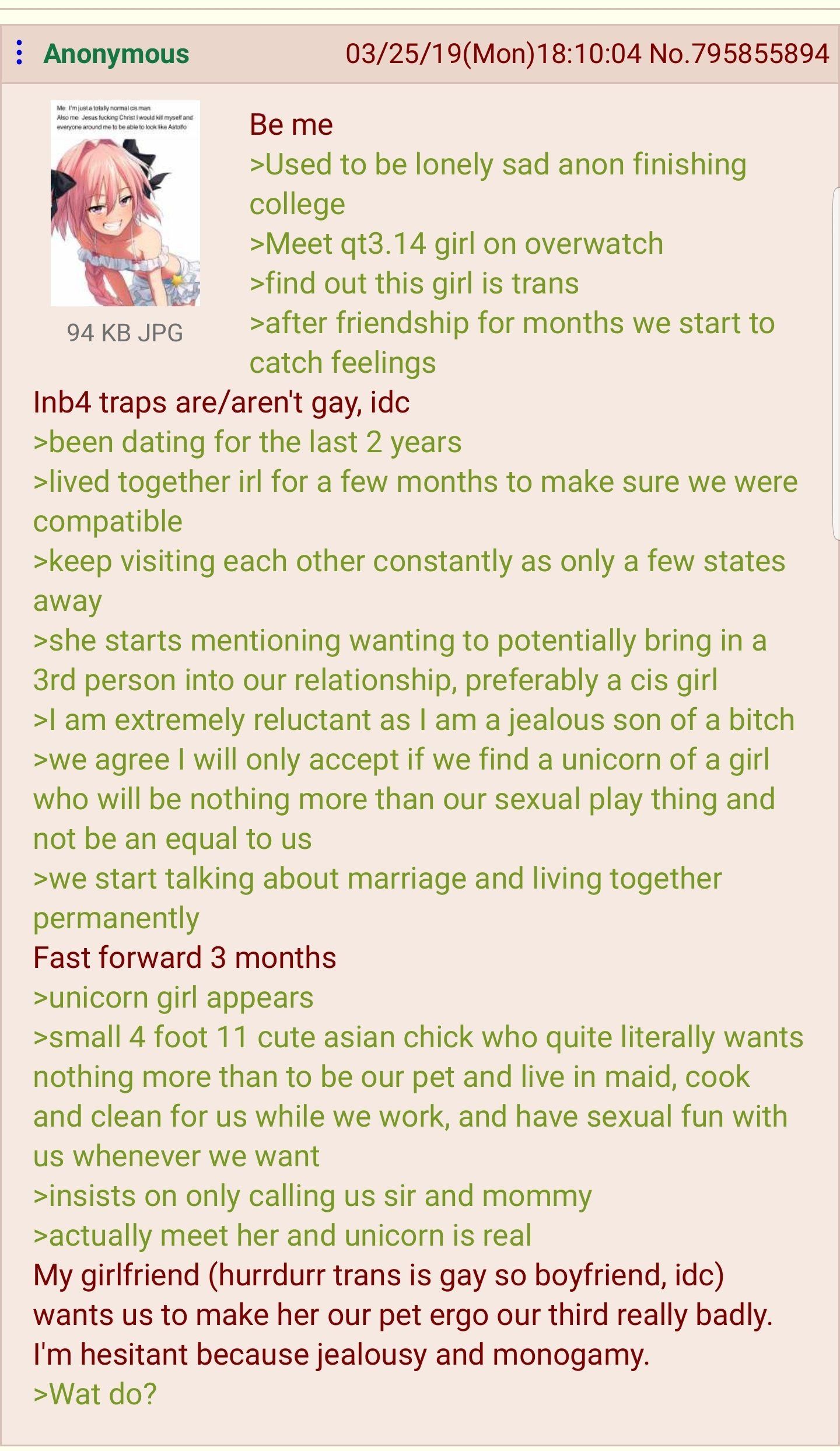 Anon and his pet