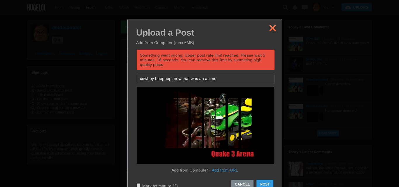 how can I continue making quality posts faced with such discrimination?