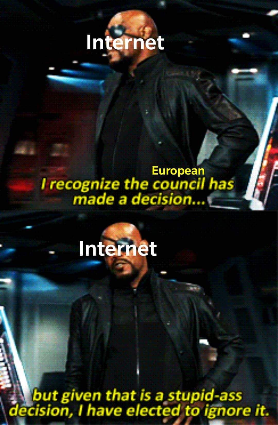 There's Fury over article 13! Again!