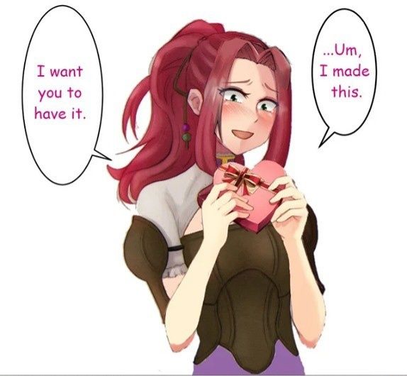 This is my waifu, please say something nice to her
