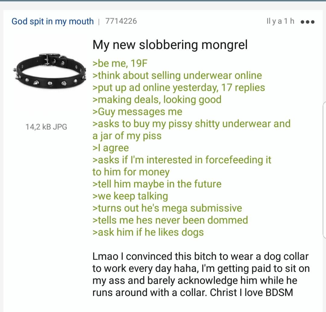 Anon sells underwear