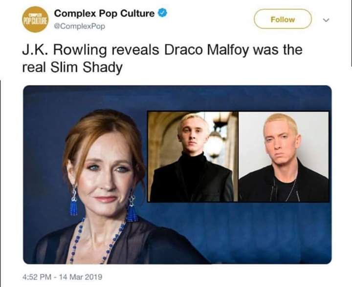 JK Rowling is on a rowl