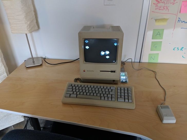 New developer starts soon, decided to give him a prank workstation for his first day.
