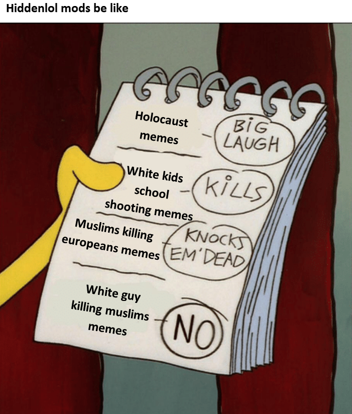 so we can make fun of everything except this one specific thing?
