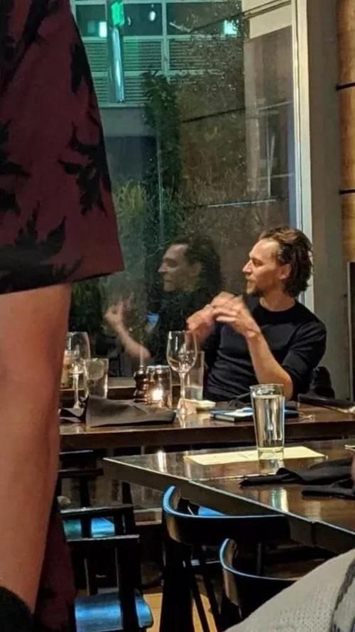Tom Hiddleston's reflection never stops acting as Loki