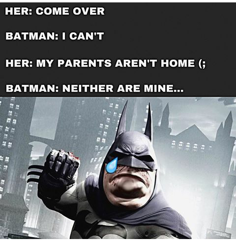 Feels bat, man