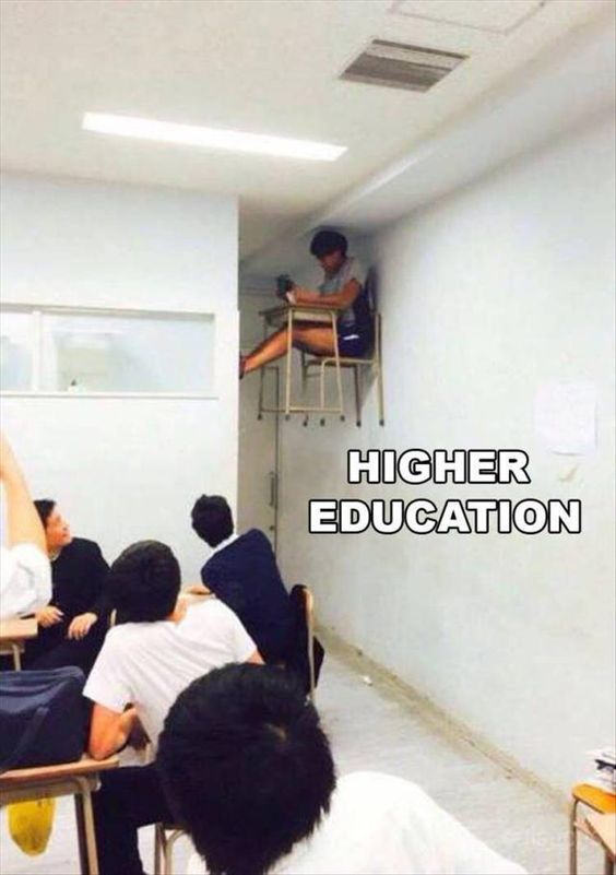 anyone interested in higher education ??
