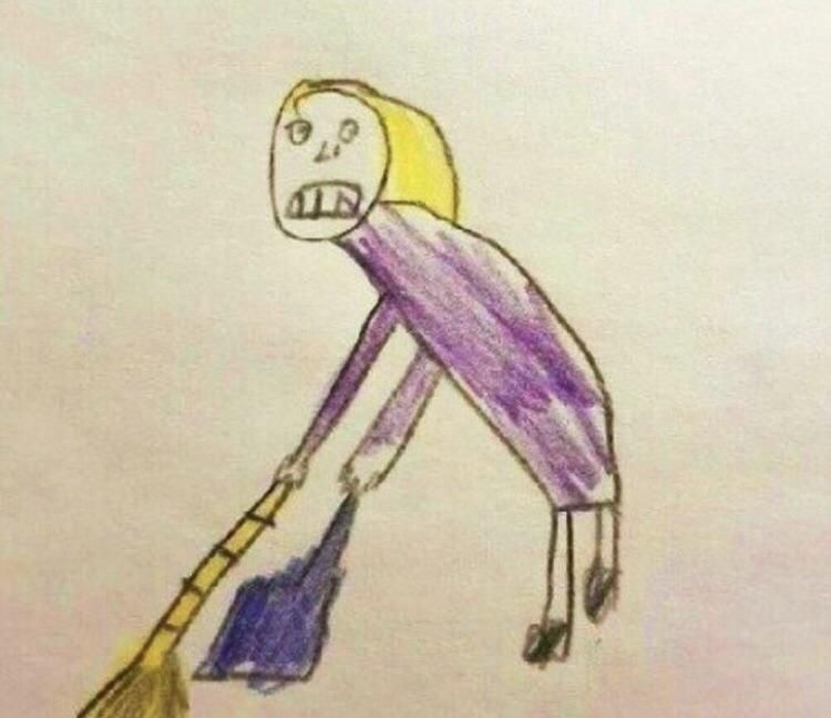 The homework was “Draw your mommy.”