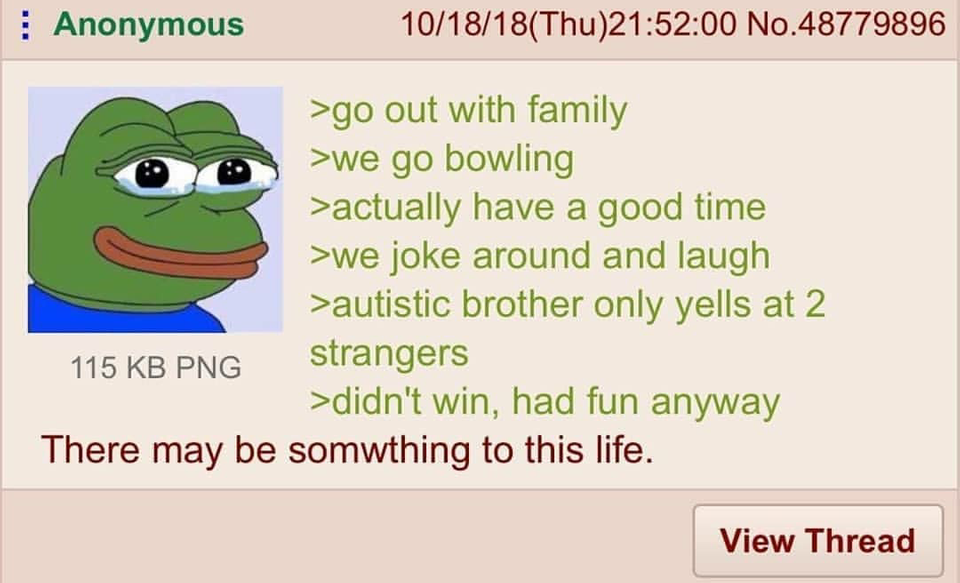 Anon feels fine