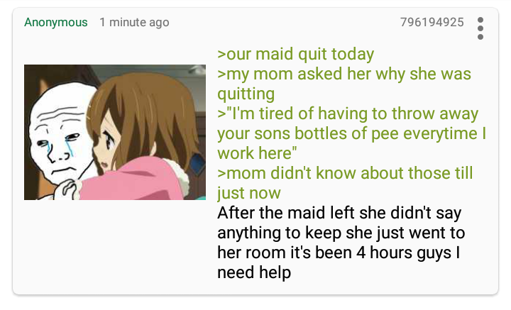 Anon and the maid