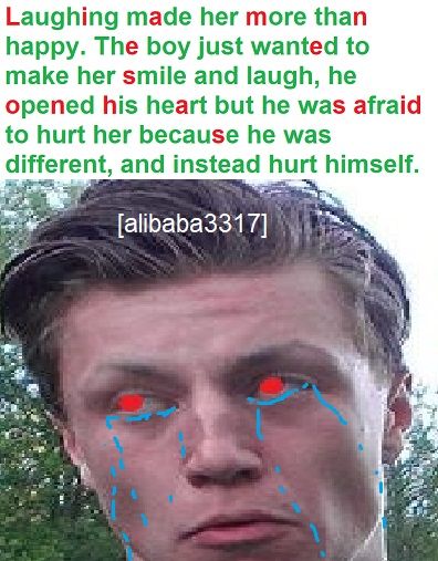 [cries in aids]