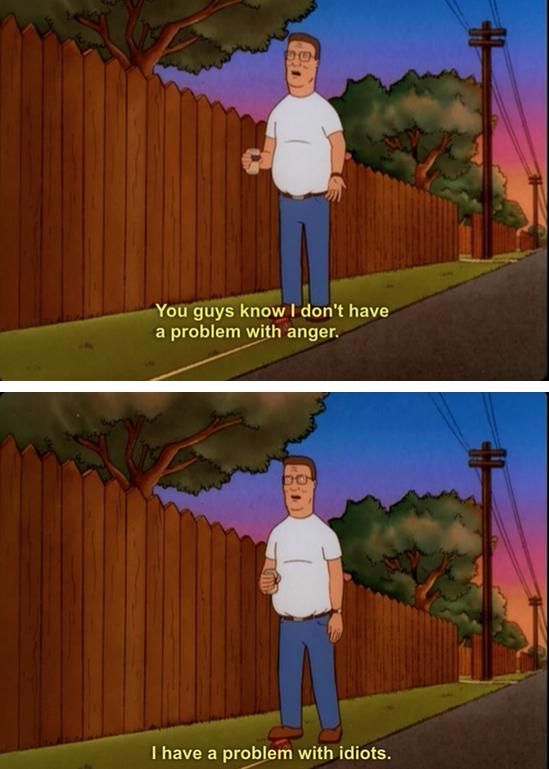 The older I get, the more I relate to Hank Hill