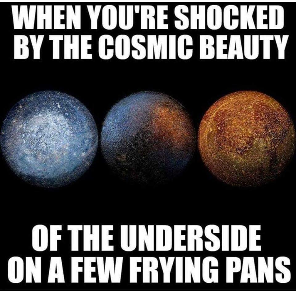 The beauty of frying pans are magnificent