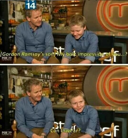 Ramsay is proud of his son