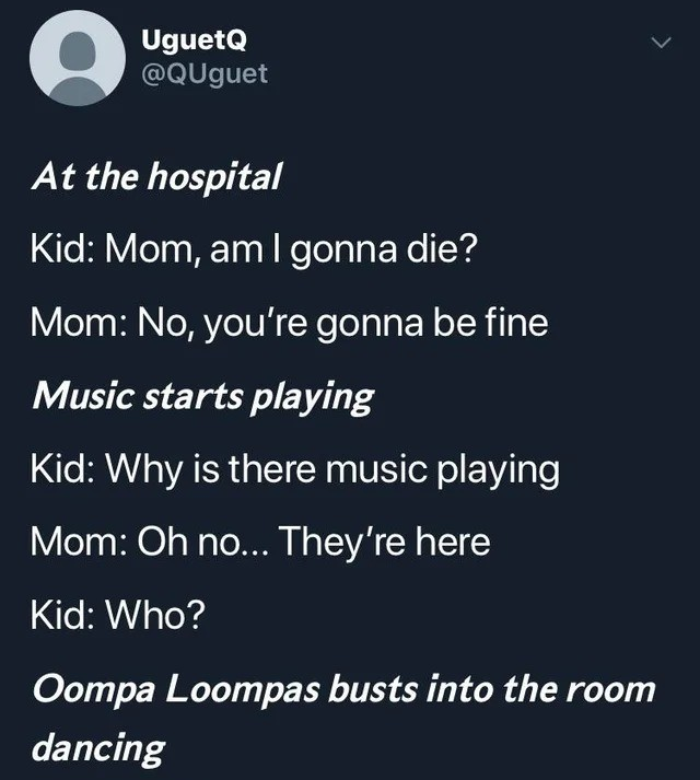 I've got a diagnosis for you
