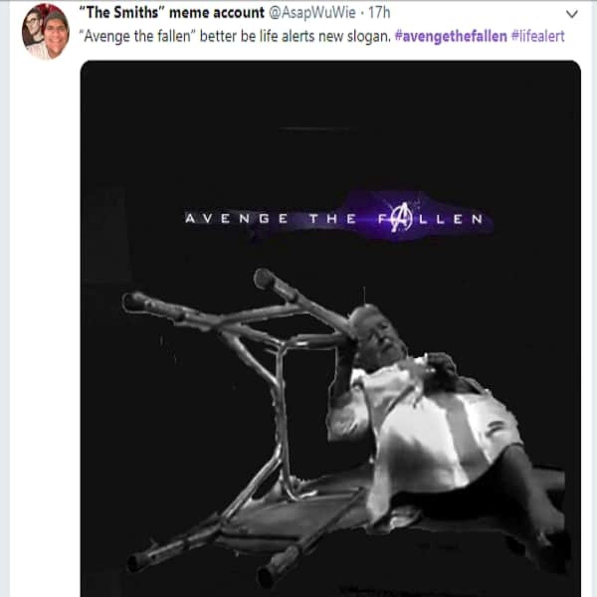 Avenge me ya' wee ***s