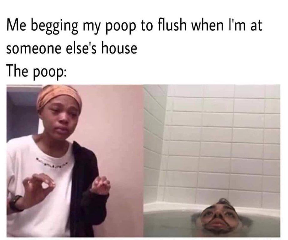 I hate when i forget my poop knife at home