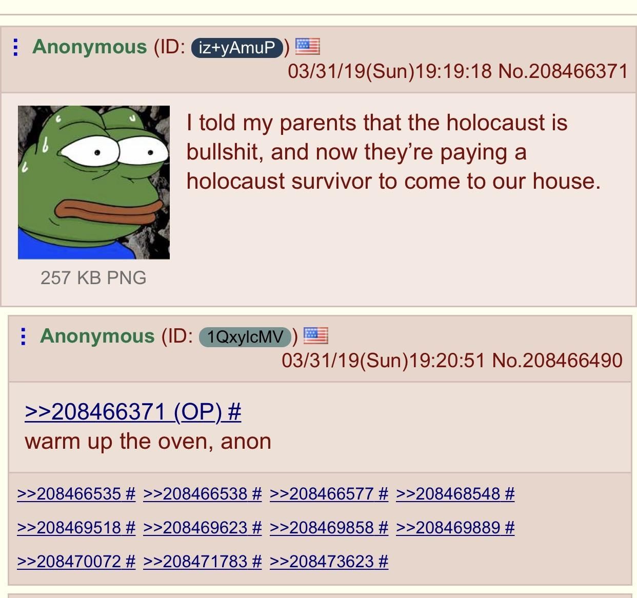 Anon and the holocaust