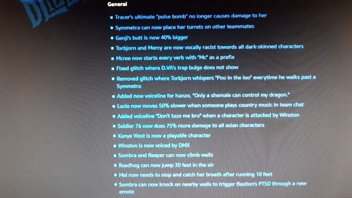 overwatch updates