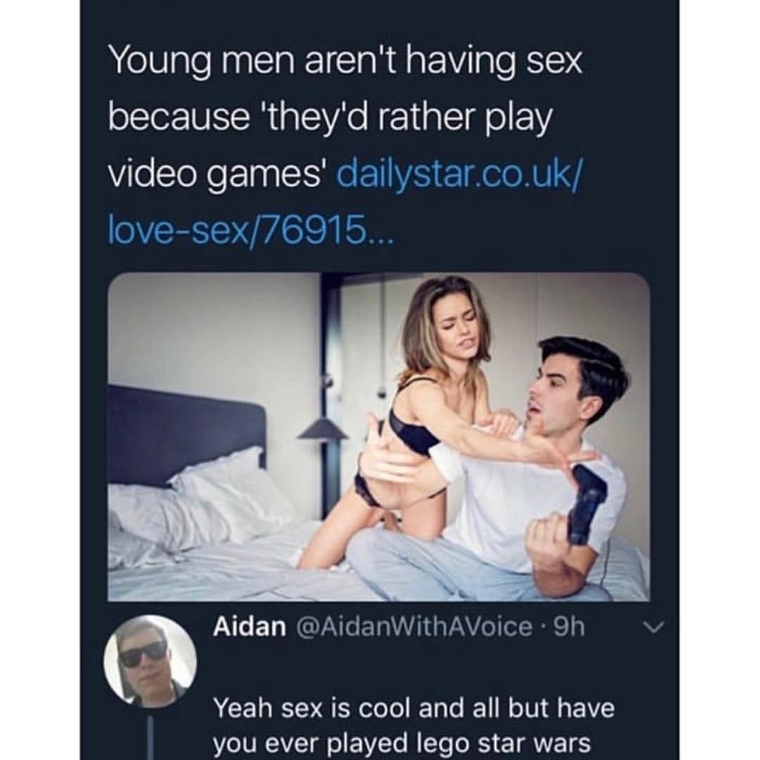 Sex is cool, lego star wars is outstanding