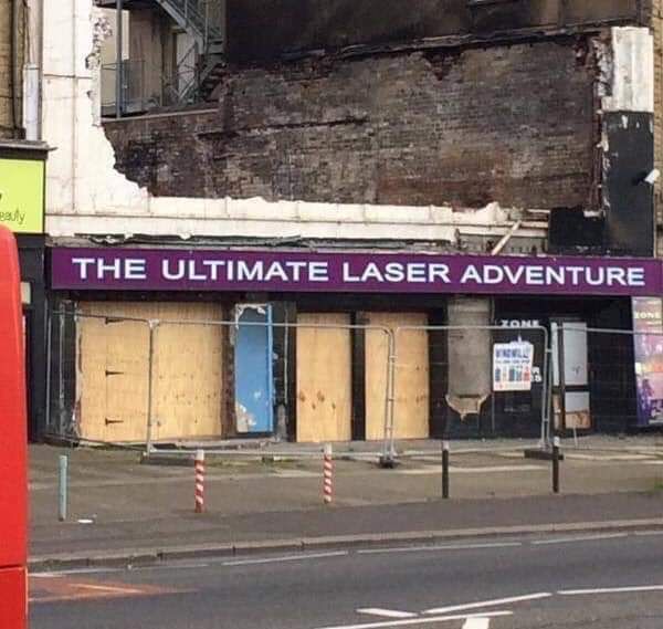 Must have been some laser!