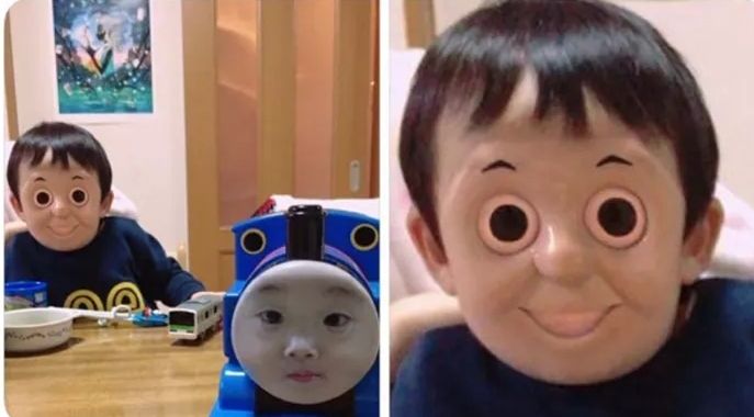 The most cursed faceswap.
