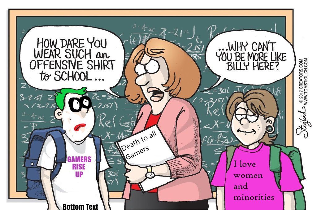 Gamers are oppressed