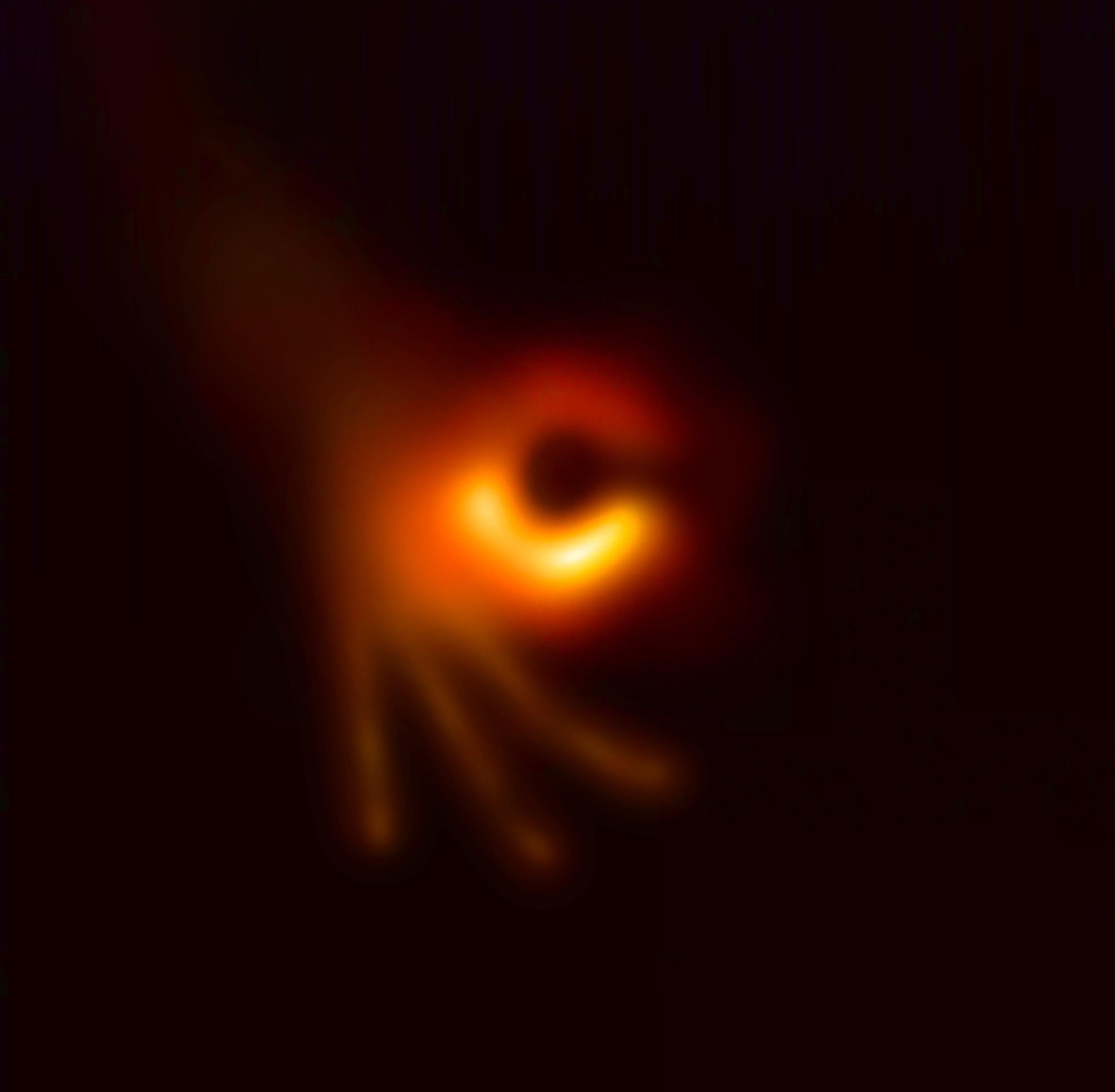 World’s first photo of a black hole