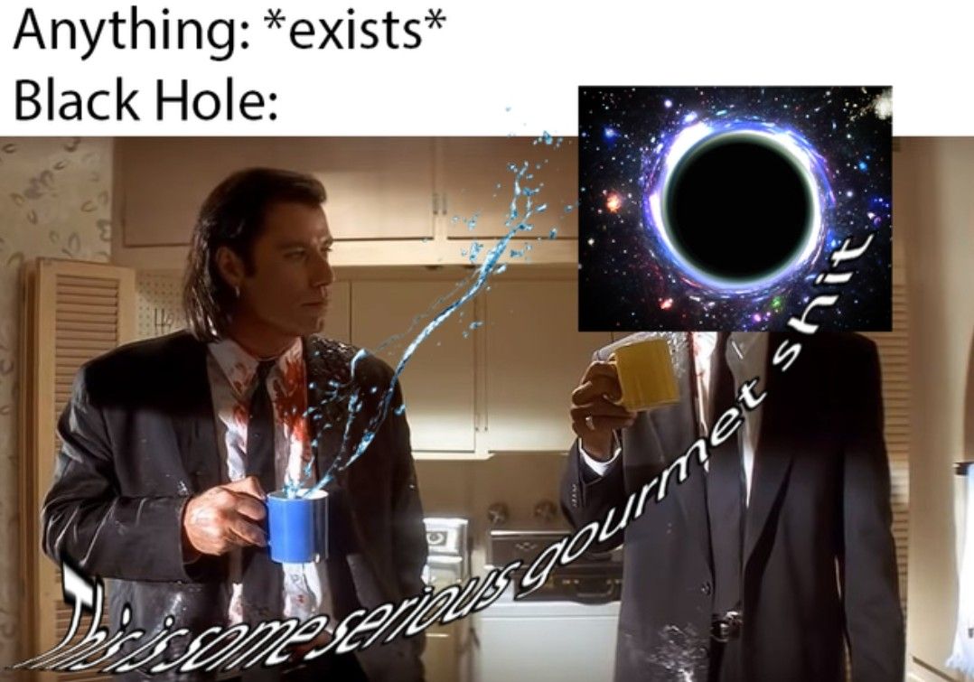Black hole meme