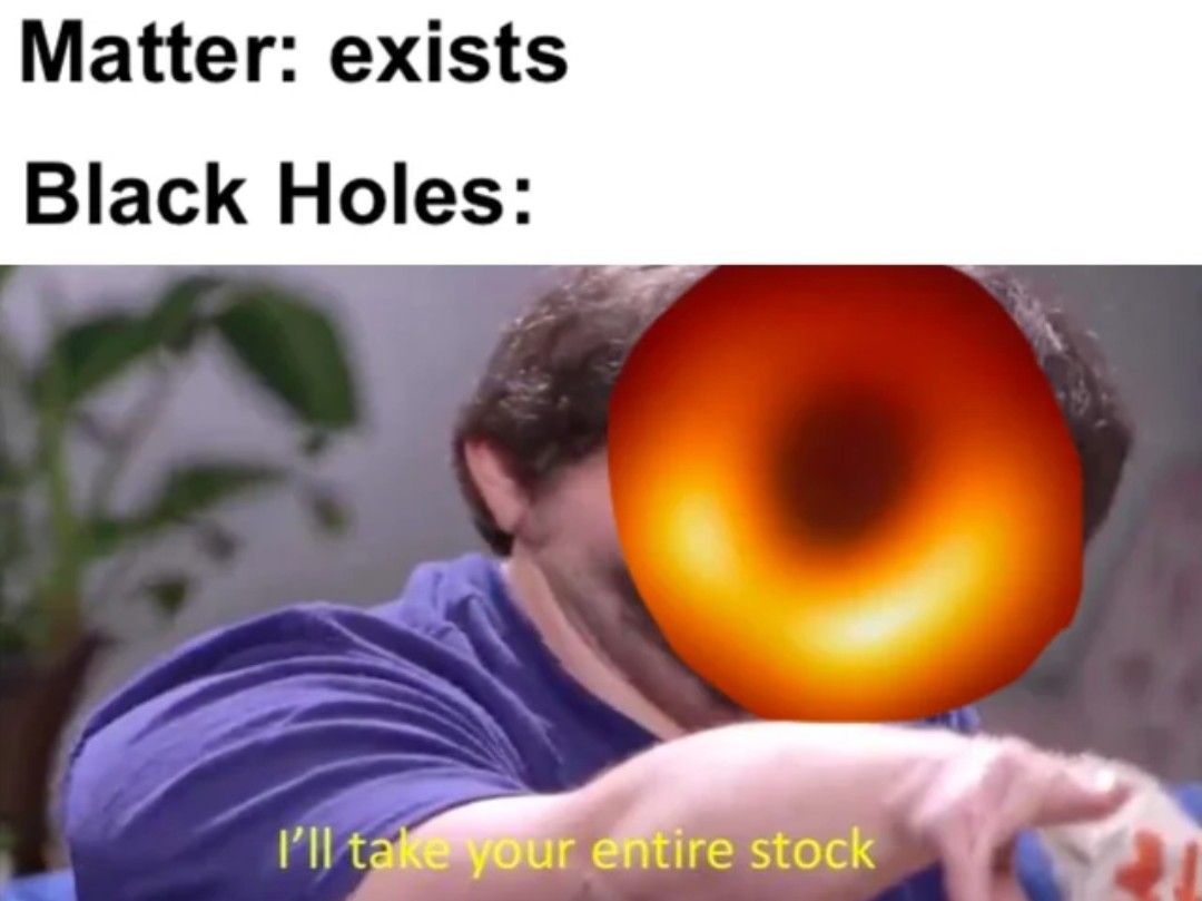 Black hole meme