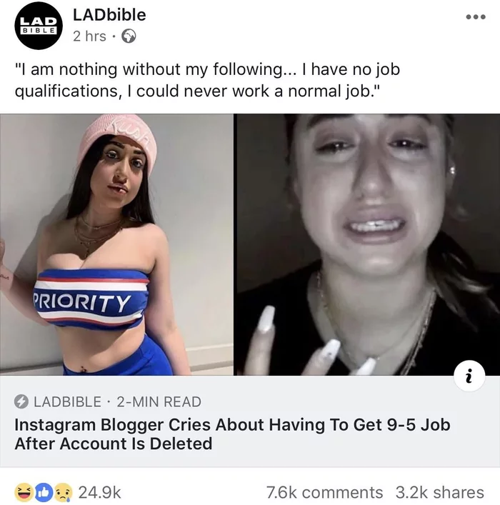 Absolute state of instagram thots