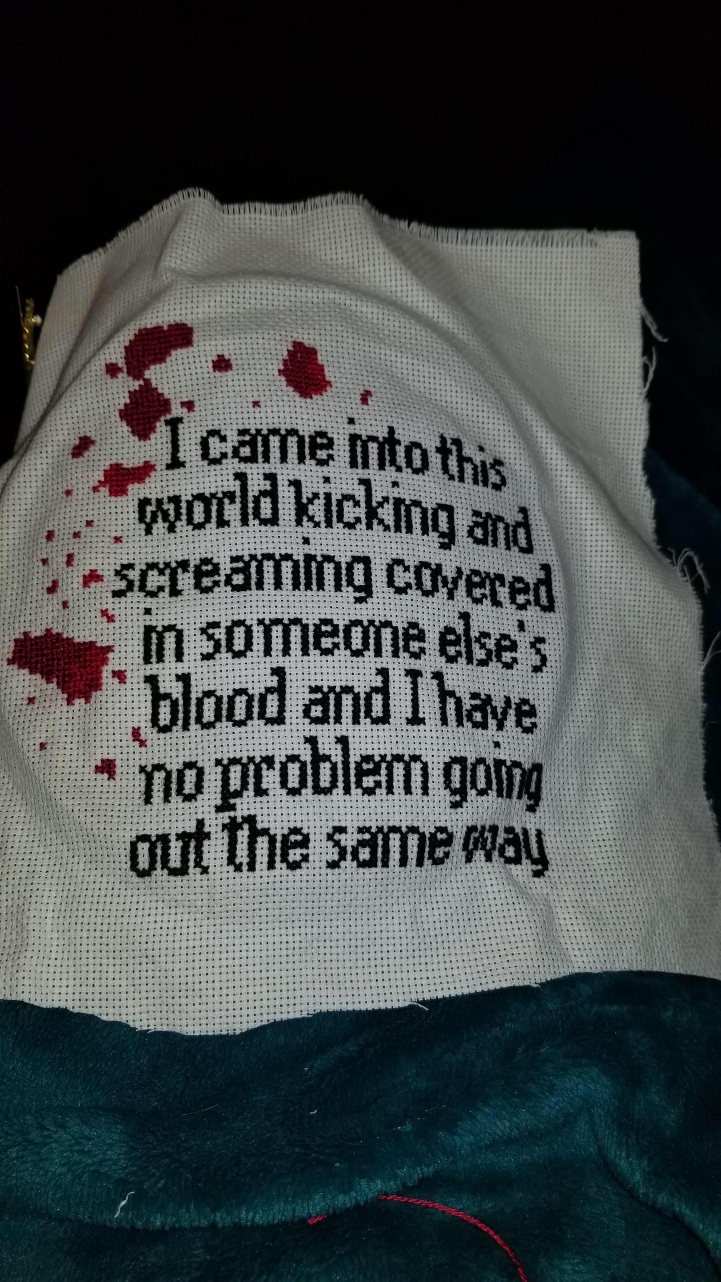 Found Granny stitching this, should I be worried?