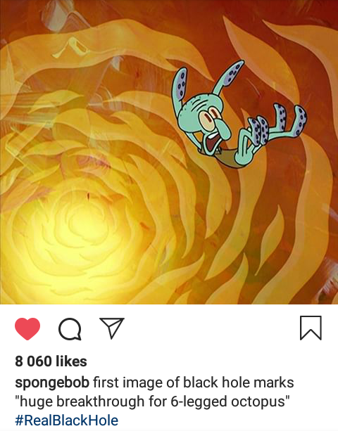 Thank you offical SpongeBob SquarePants Instagram page. Very cool!