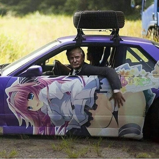 He is assuring himself the weeb votes