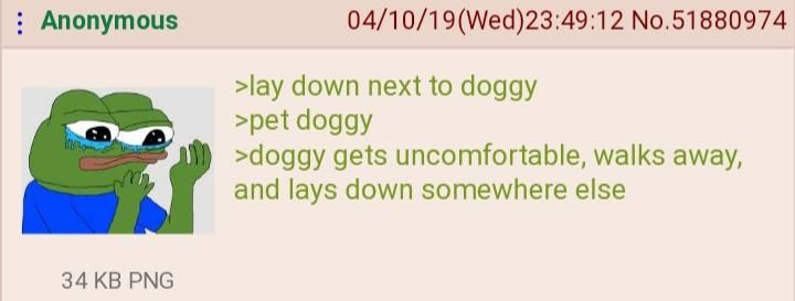 Anon and his dog