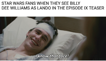 “How you doin', ya old pirate? So good to see you!"