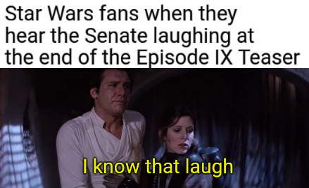 General Reposti with an actual quote from the movies