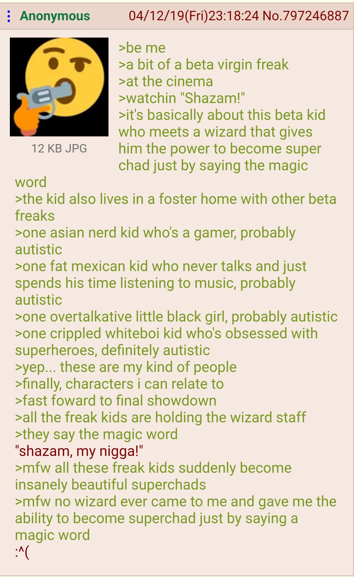 Anon sees Shazam