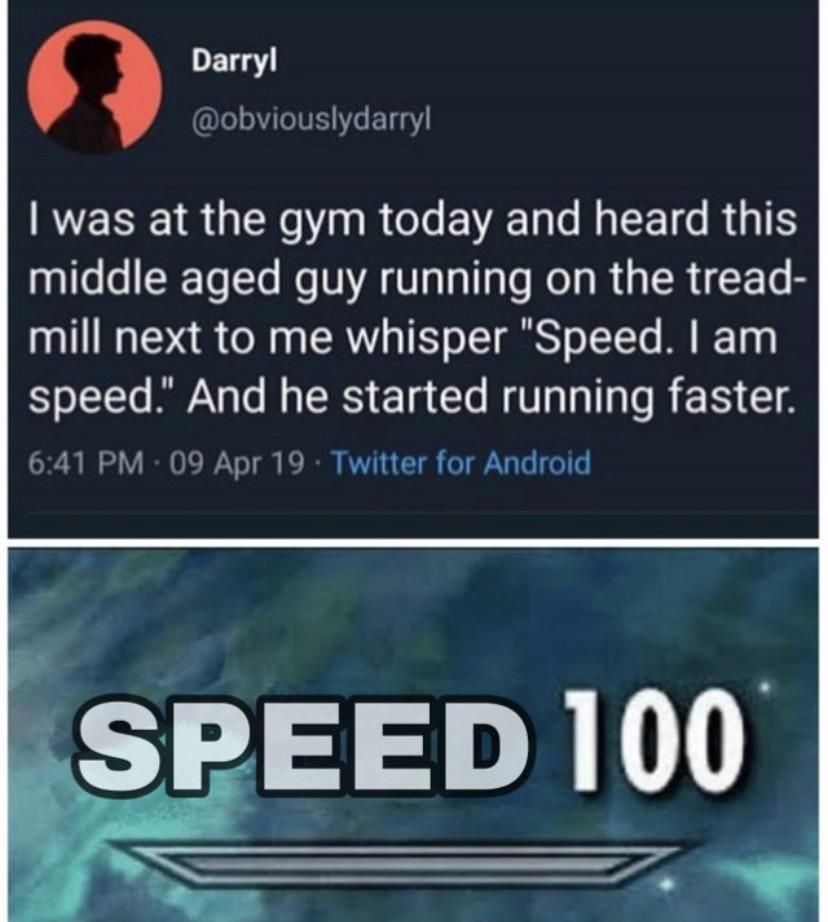 He is Speed