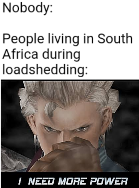 Fortunately Eskom have decided to take a break from loadshedding so now I can spend more time here