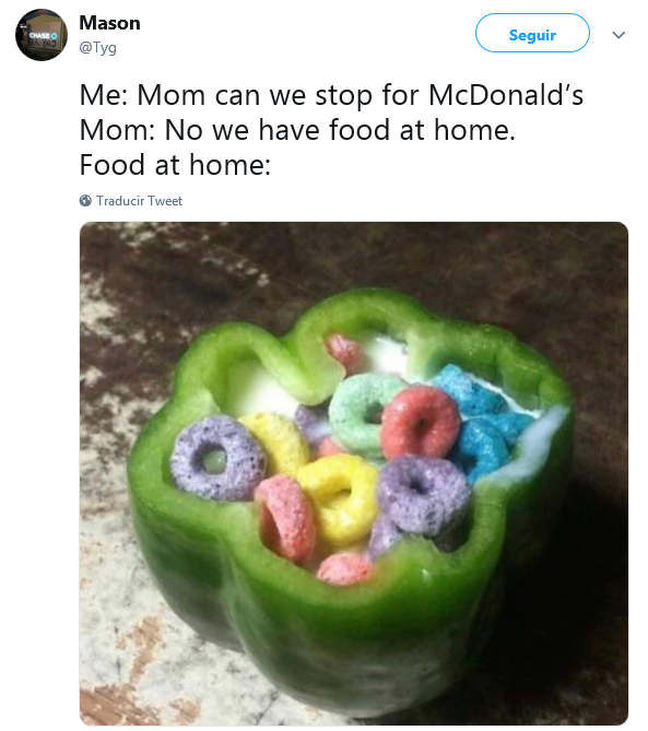 Hungry, eat a bell pepper