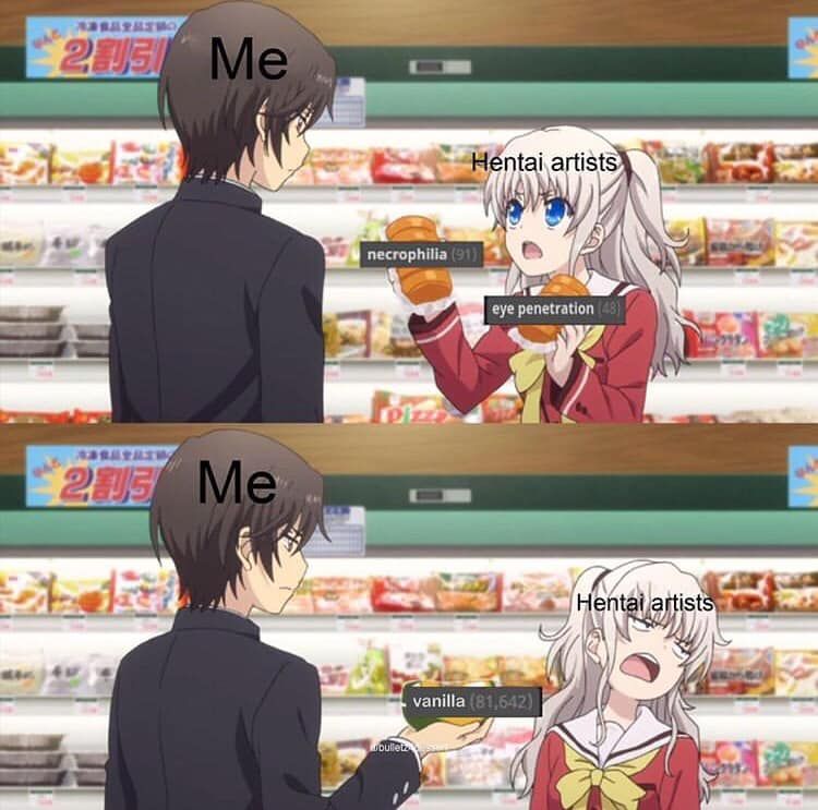 Just give some of that sweet degenarate stuff where no one gets hurt, or at least not too much!