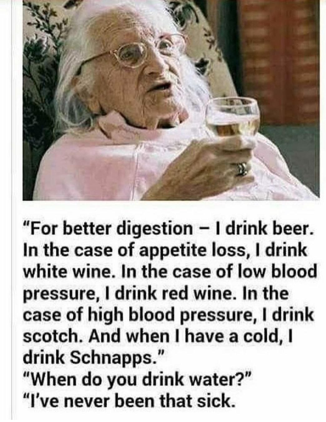 This lady knows.
