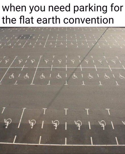 At the Flat Earthers Convention